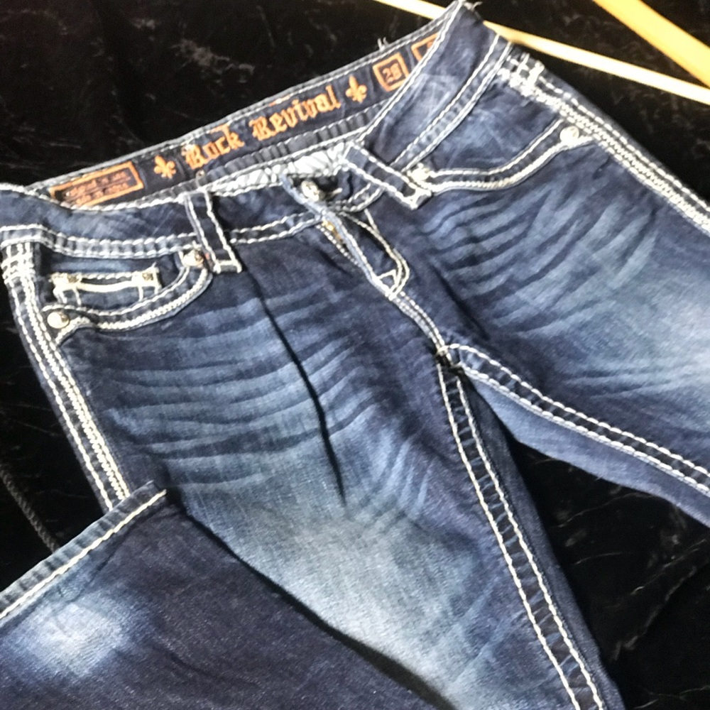 Rock Revival Shelly Bootcut Jeans ,28 like new!